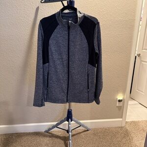 Livi Active Two-Tone Gray and Black Jacket. Size 14/16